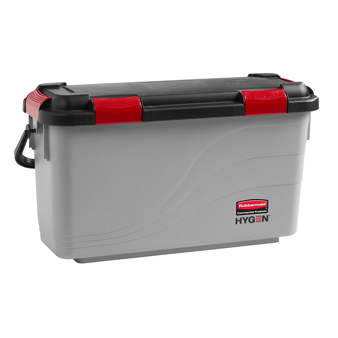 Rubbermaid 1863892 HYGEN Gray Bucket With Lid