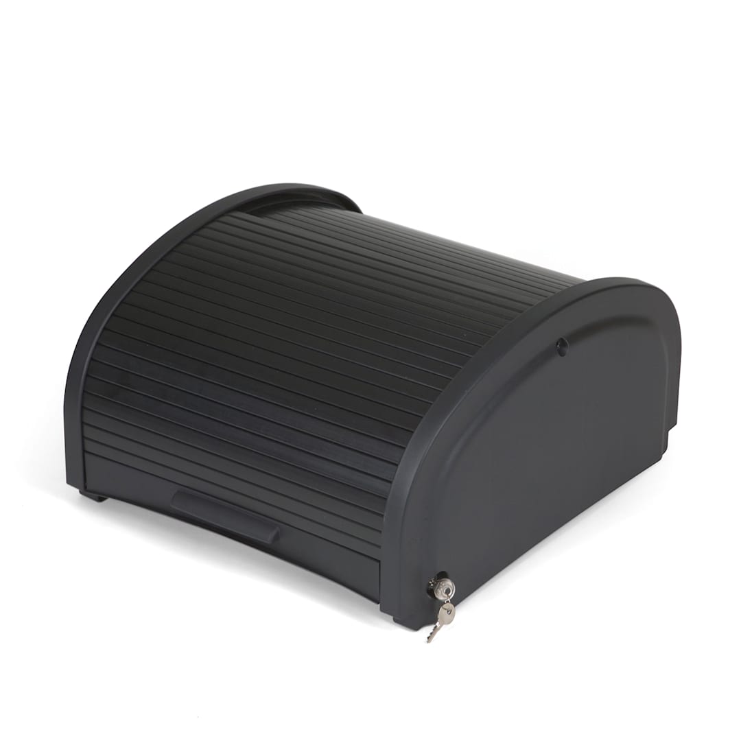 Rubbermaid FG9T8600BLA Executive Black Locking Security Hood