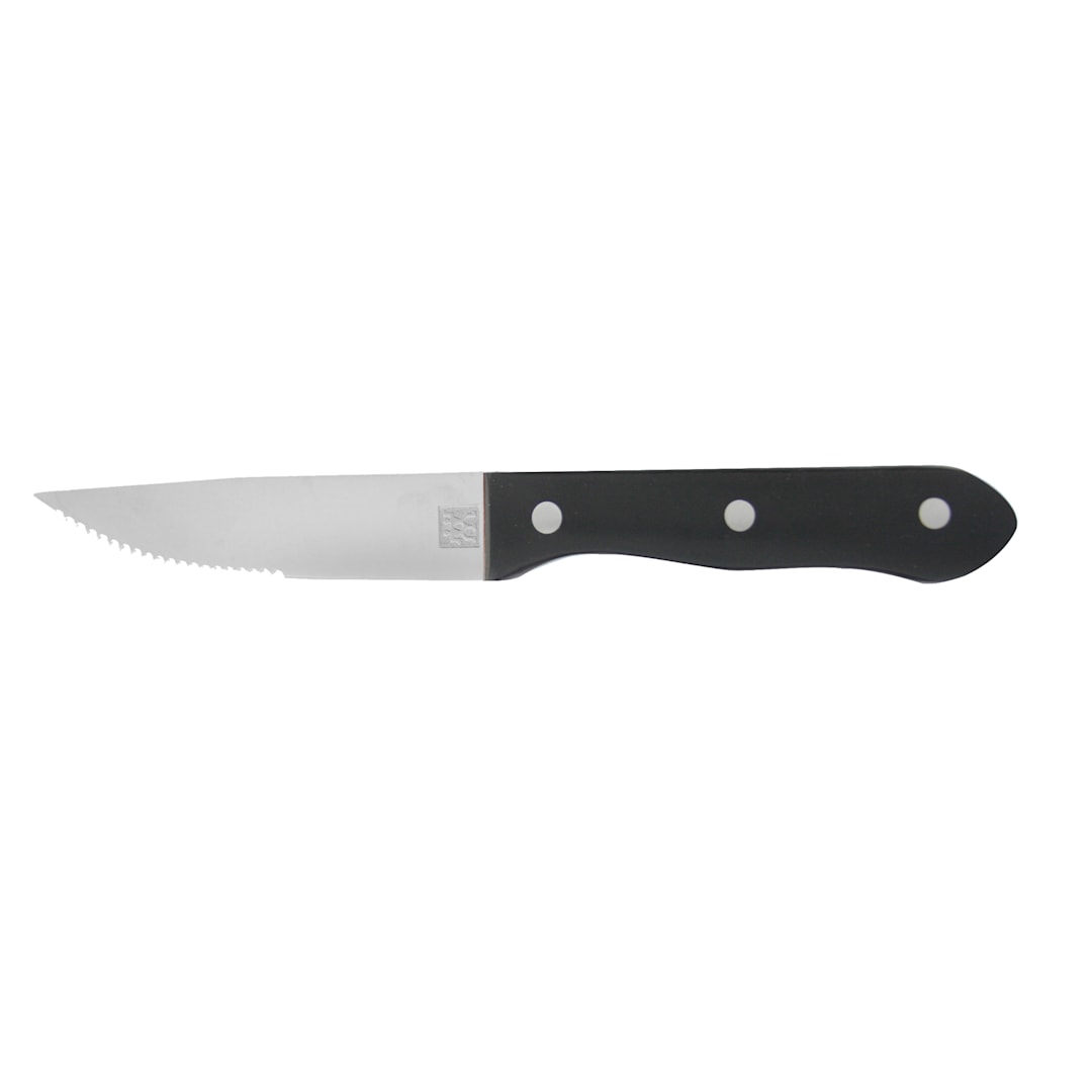 Zwilling 39040-000 4.5" Jumbo Steak Knife With Black Handle - Dozen
