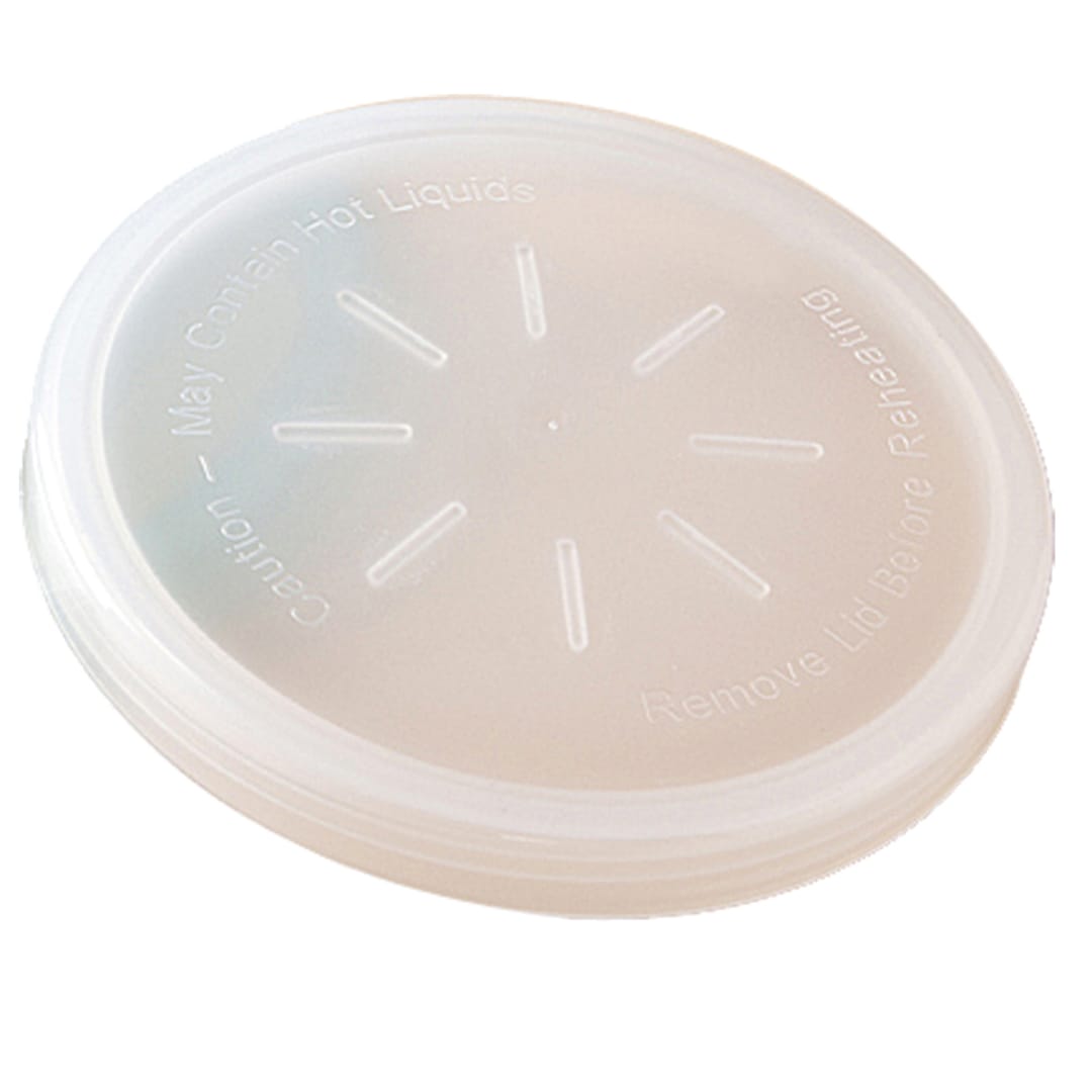 G.E.T. EC-07-LID-CL Polypropylene Eco-Takeouts Replacement Lid - Dozen