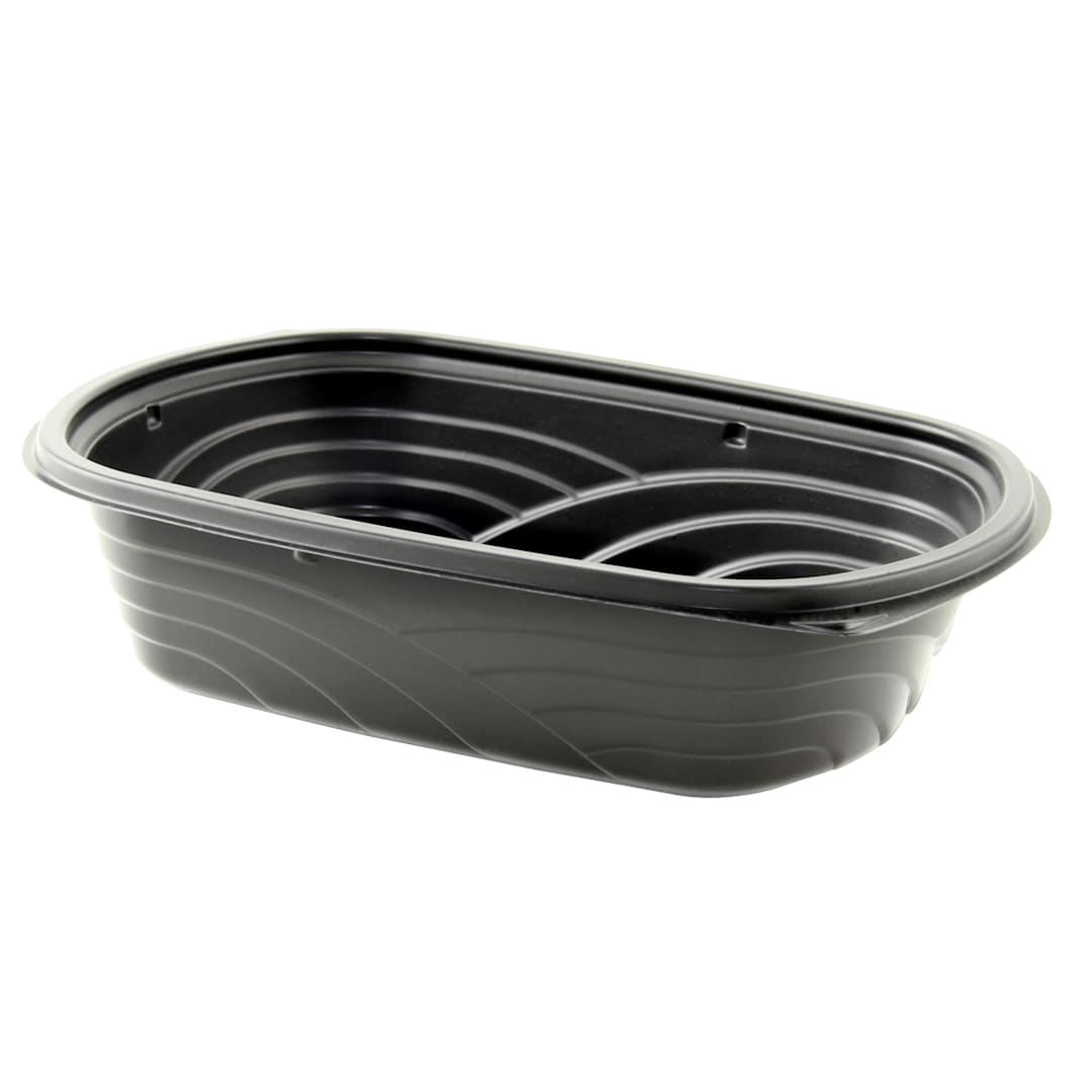 Anchor Packaging 4543200 MicroRaves Black 32 Oz. Container
