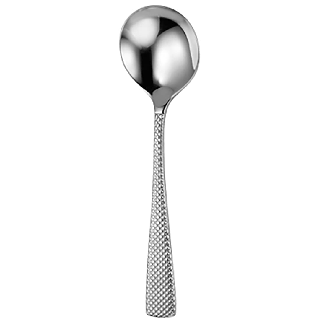 1880 Hospitality T057SRBF Jade S/S 6.75" Round Bowl Soup Spoon - Dozen