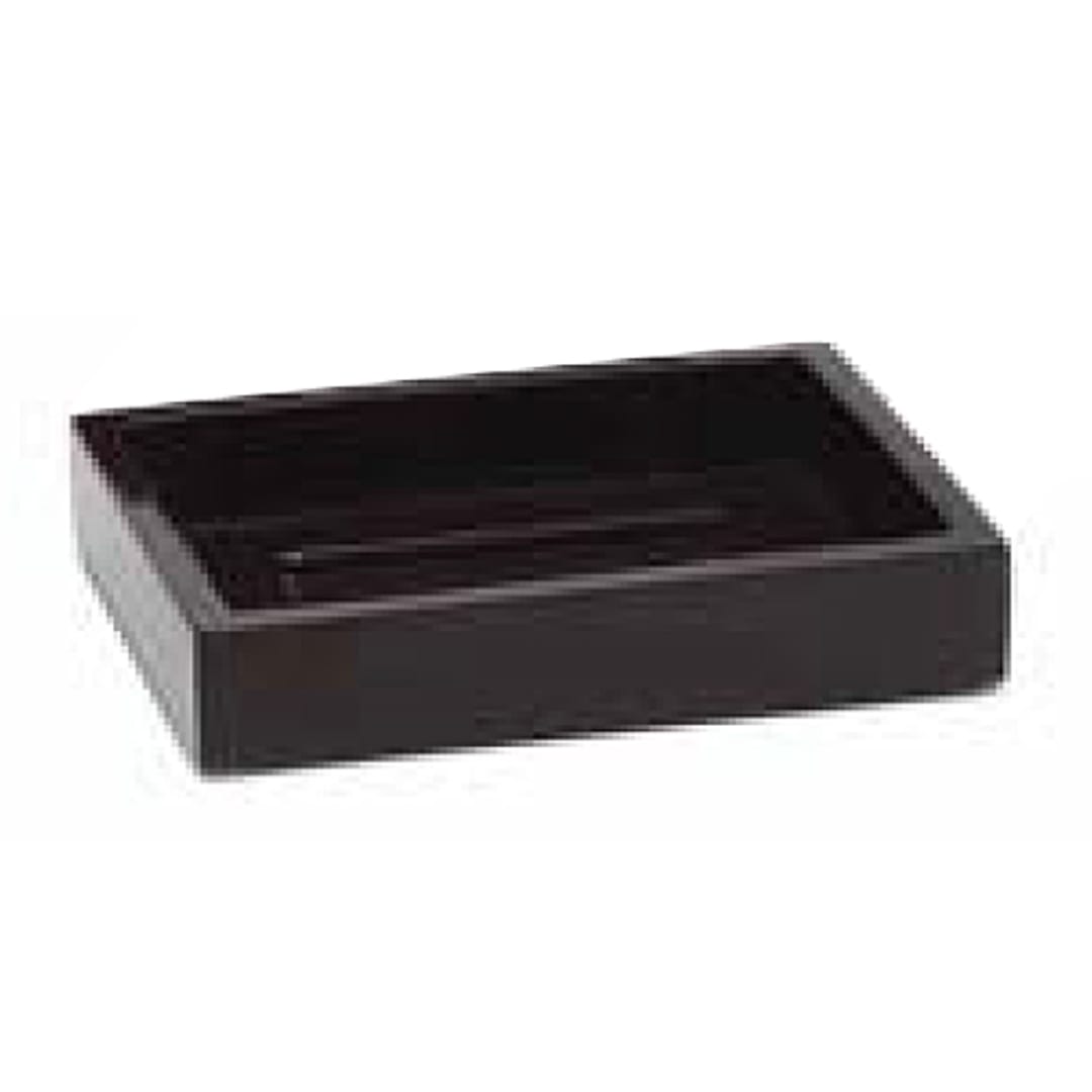 FOH® RSD010BKT13 New York Onyx 4.25 x 3.25" Soap Dish - 12/CS