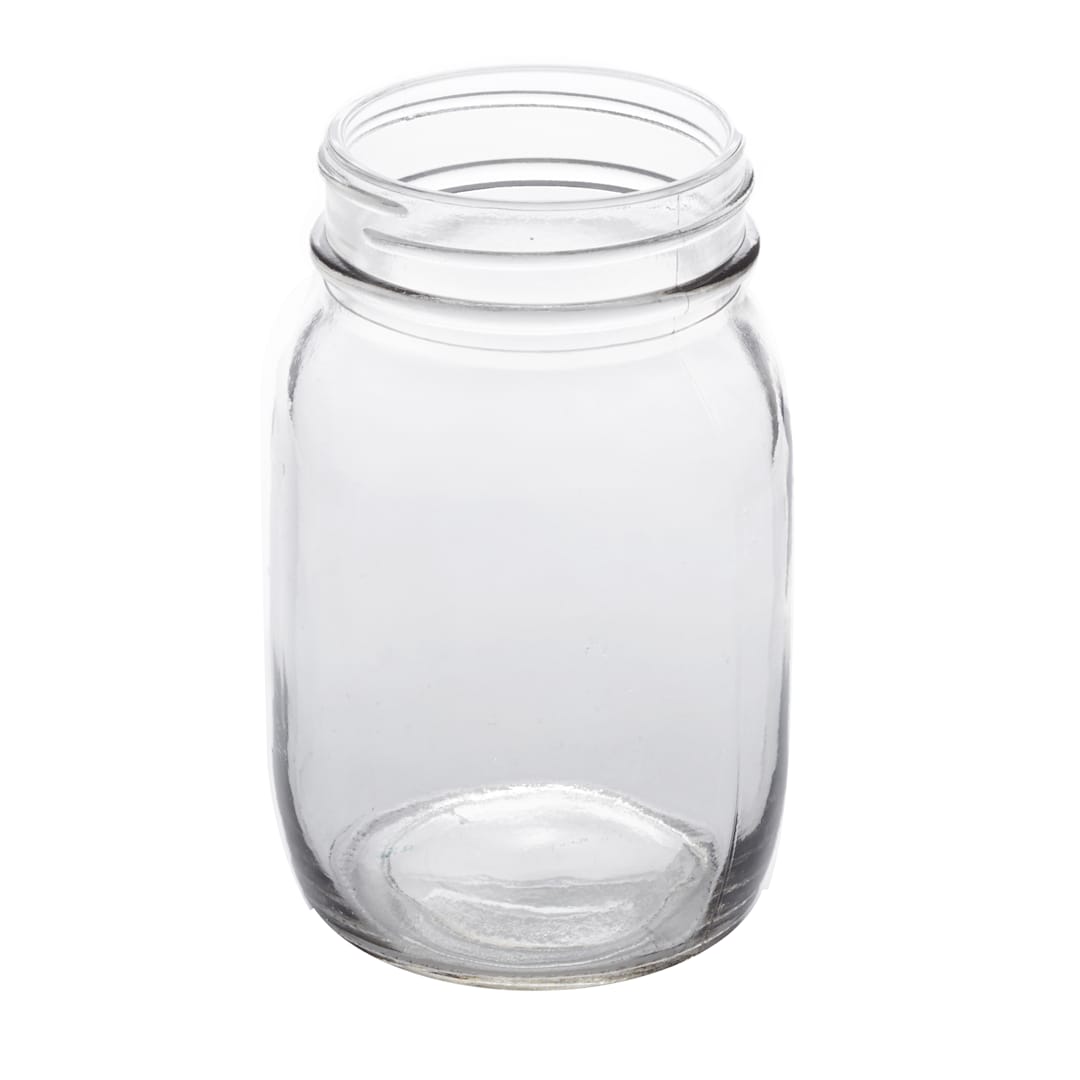 American Metalcraft MJ17 Clear 17 Oz. Glass Mason Jar