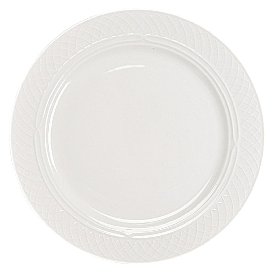 Homer Laughlin 8786900 Ameriwhite Kensington 9-7/8" Plate