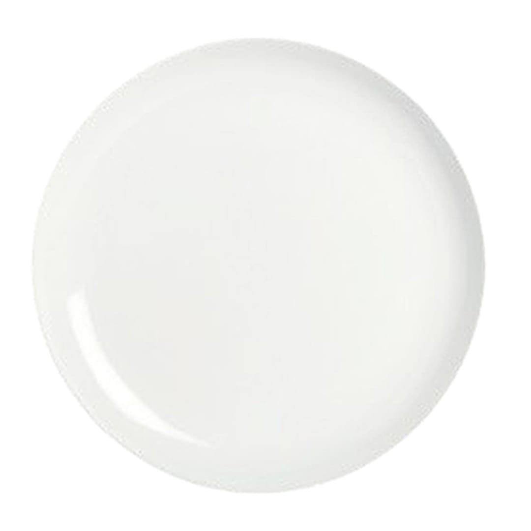 Varick 6900E442 Cafe Porcelain Bistro White 5.8" Coupe Plate