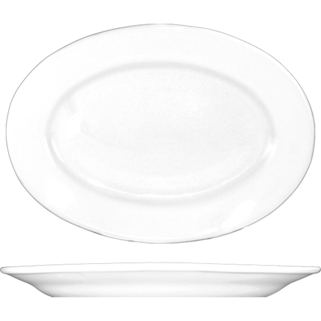 International Tableware DO-85 Dover White 13-3/8 In Platter