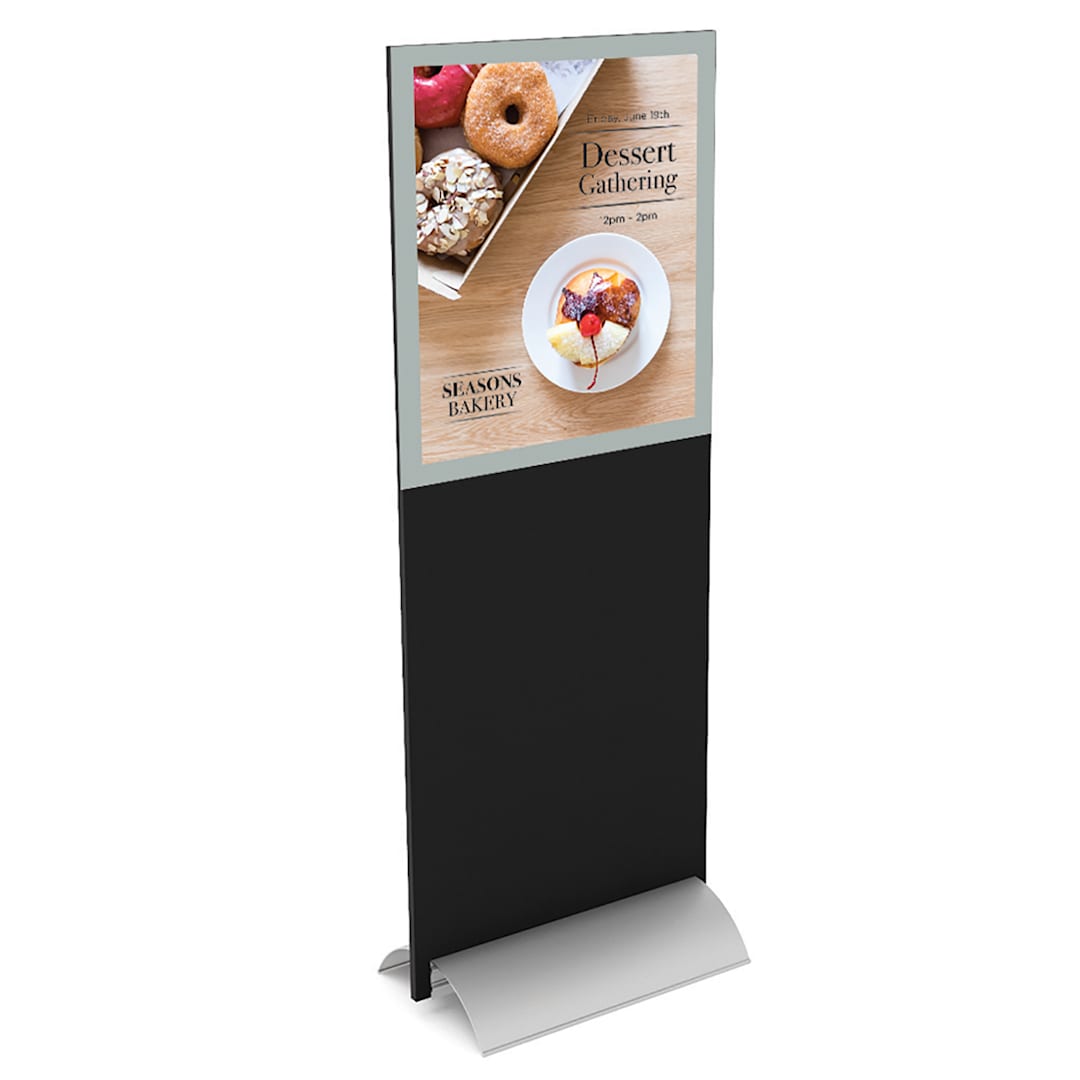 VGS AE-SUF-BK-A1 Aerolina Single Sided 68.5" x 26" x 15" Display Sign