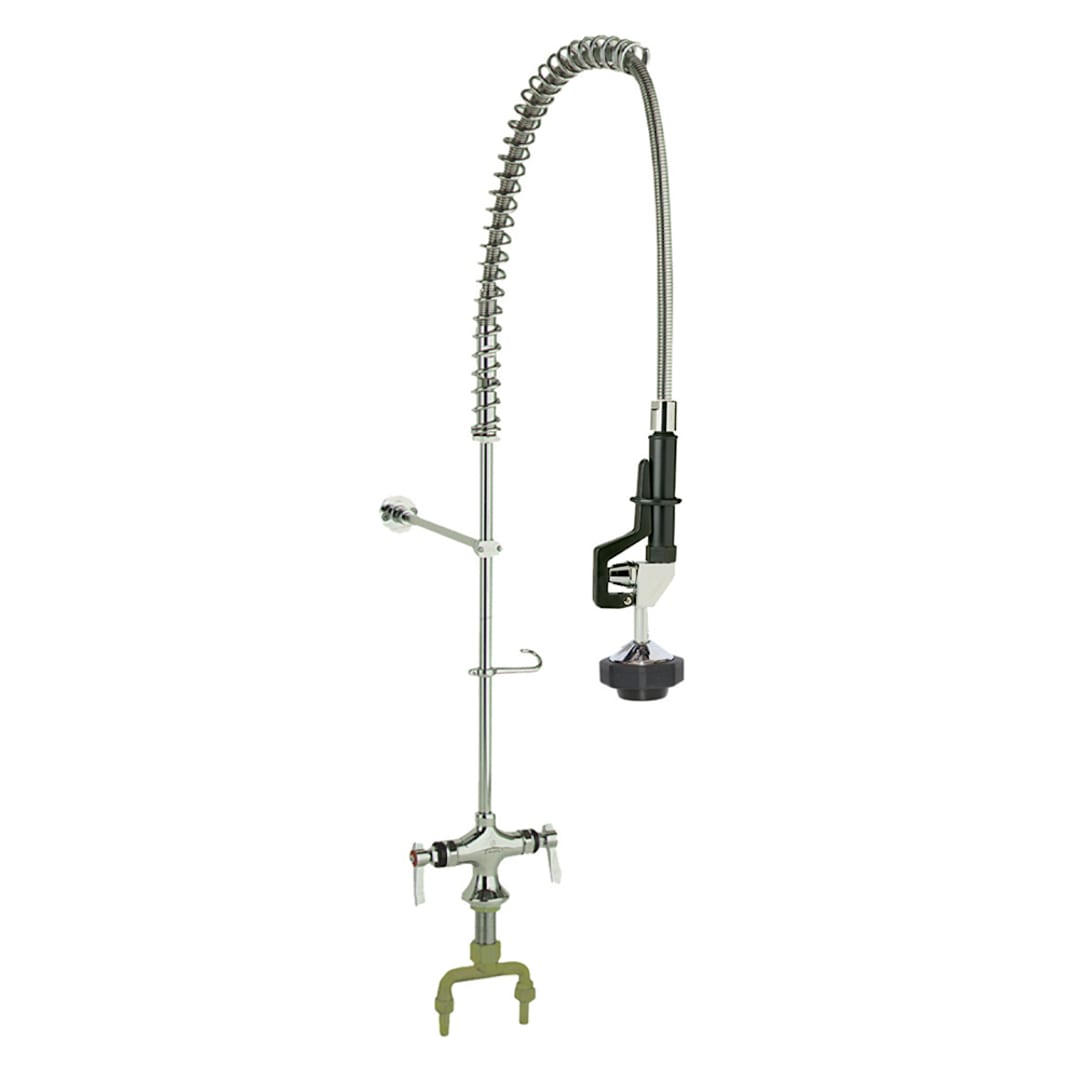 Component Hardware KLP50-11L4-BR Deck Mount 8" O.C. Pre-Rinse Unit