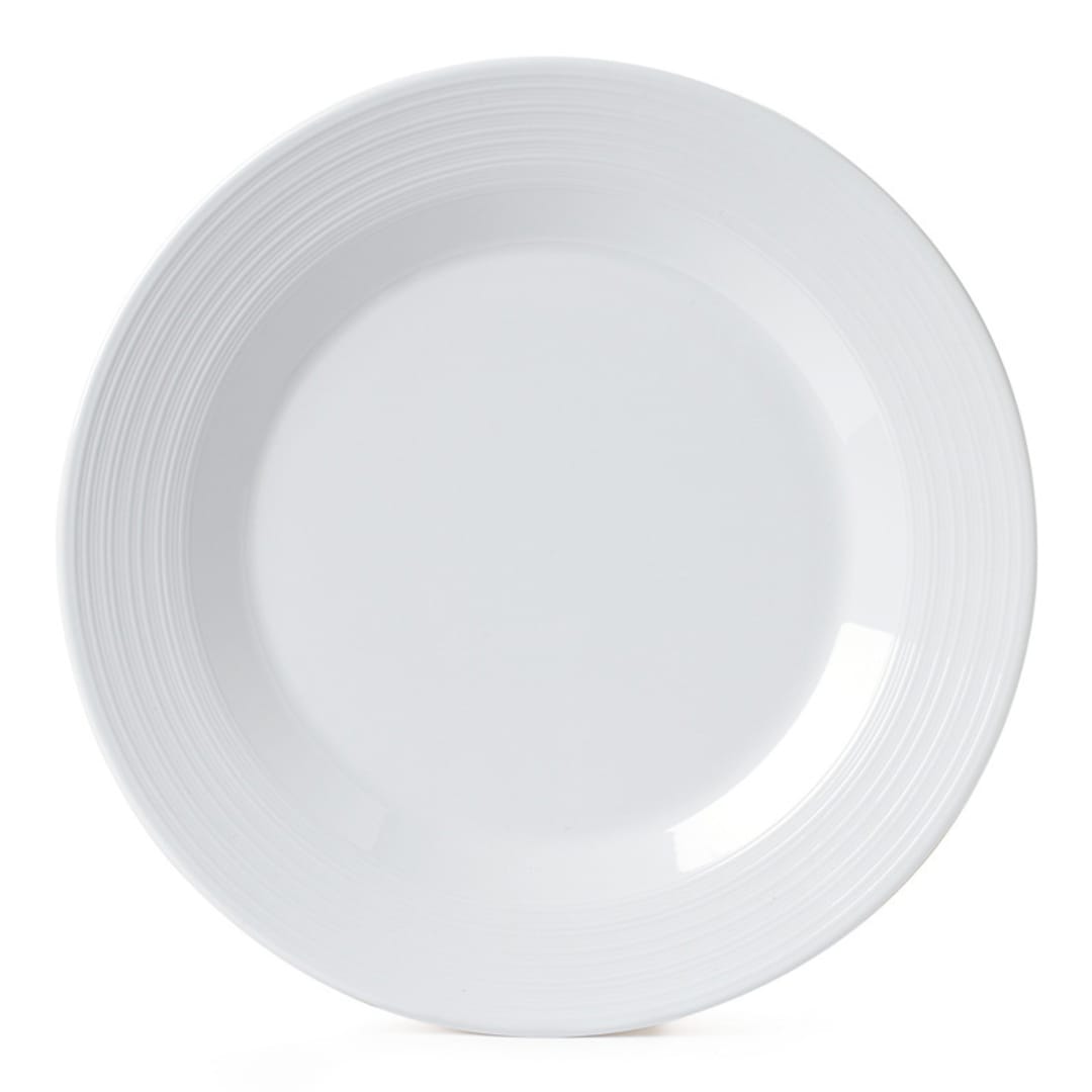 G.E.T. PT-10-MN-W Minski White 10.5" Textured Plate
