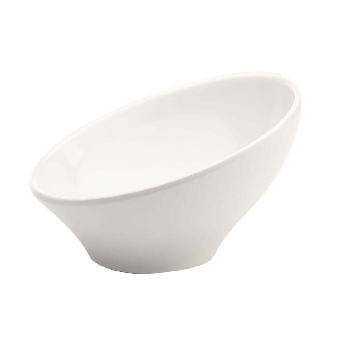 Elite Global Solutions M115-NW Pappasan 2 Qt. White Round Large Bowl