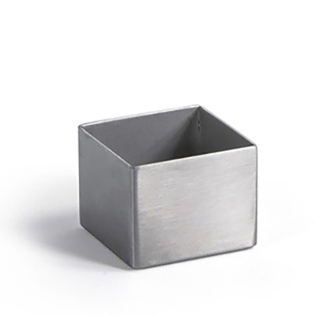 FOH DSD034BSS24 Canvas 1 Ounce Square Stainless Ramekin