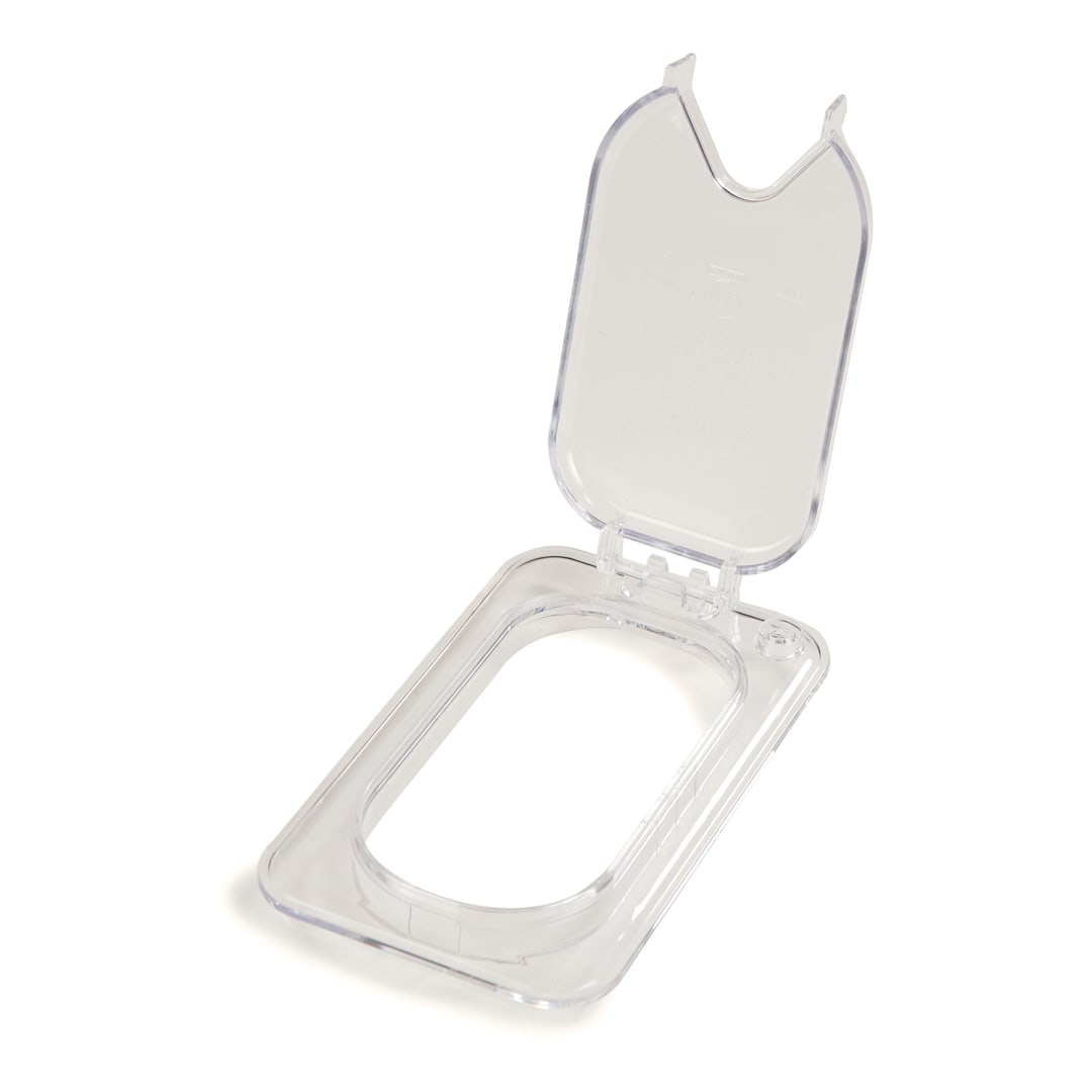 Carlisle 10339Z07 Clear Polycarbonate 1/9 Lid for Food Pan