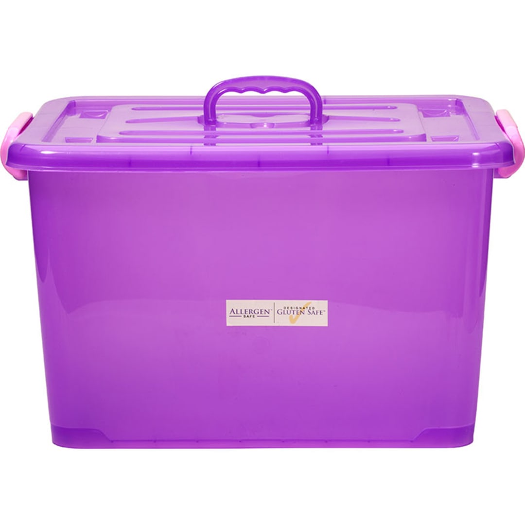 Mercer Culinary® M33064 Purple Allergen Safety Storage Tote