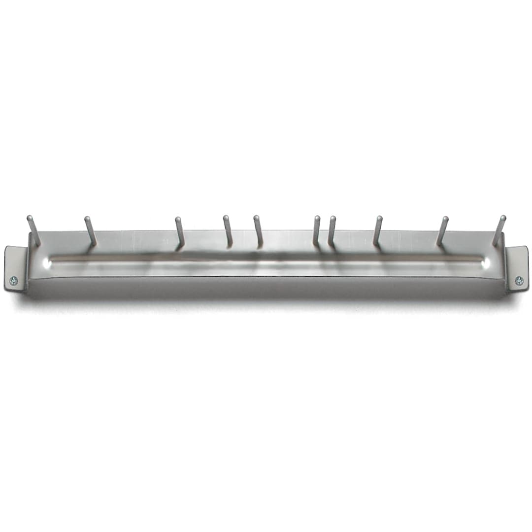 Carlisle 4073500 17" Silver Aluminum Brush Rack