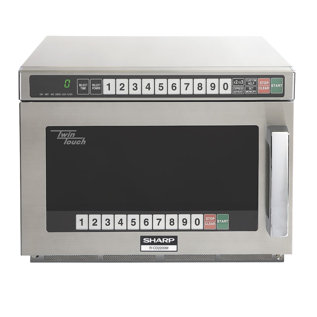 Sharp R-CD2200M TwinTouch™ 2200W Commercial Microwave