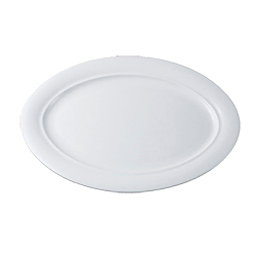 Vertex China OP-12 Opera White 9-15/16" x 7-1/8" Oval Platter