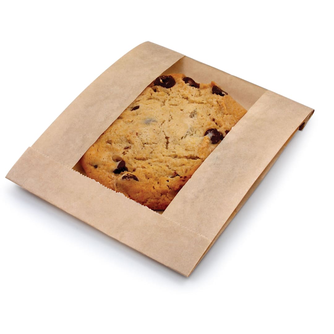 Darling Foodservice 5" x 7" x 1.5" Single-Window Cookie Bag