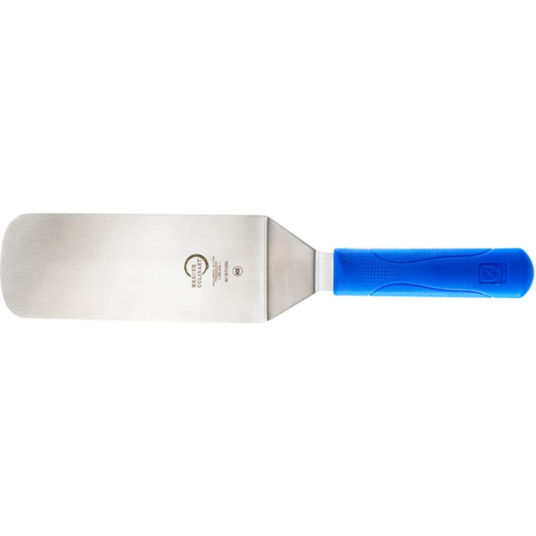 Mercer Culinary M18700BL Millennia® 8" x 3" Blue Turner