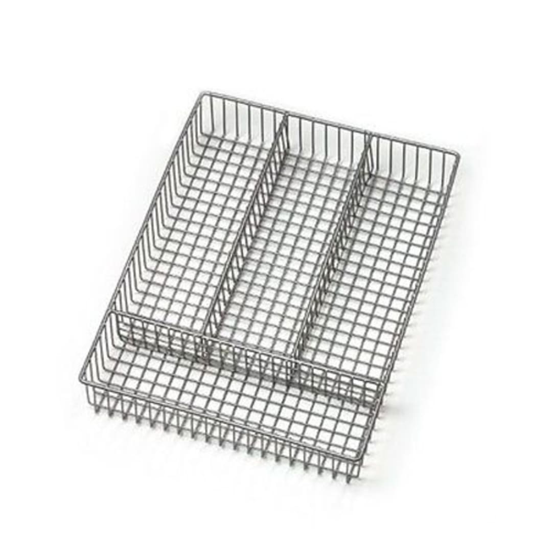 Darling Foodservice Satin 4 Compartment Flatware Organizer