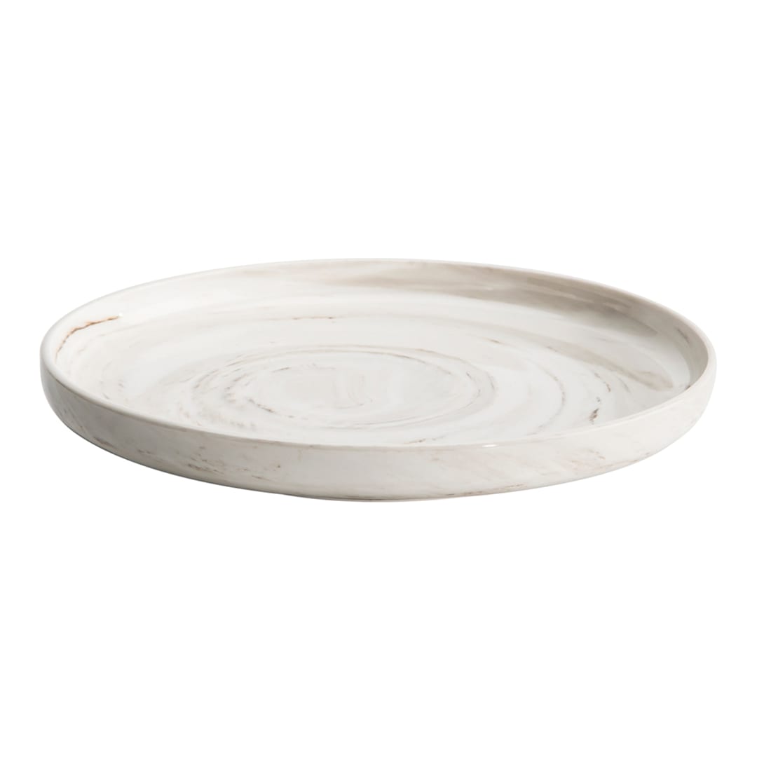 1880 Hospitality L6200000156 Marble 11" Raised Rim Plate -12 / CS