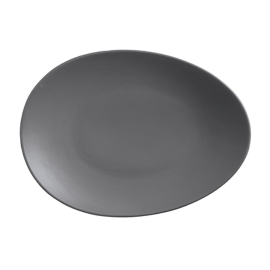 Libbey - Formerly World Tableware DRI-8-G Driftstone Granite Coupe Plate