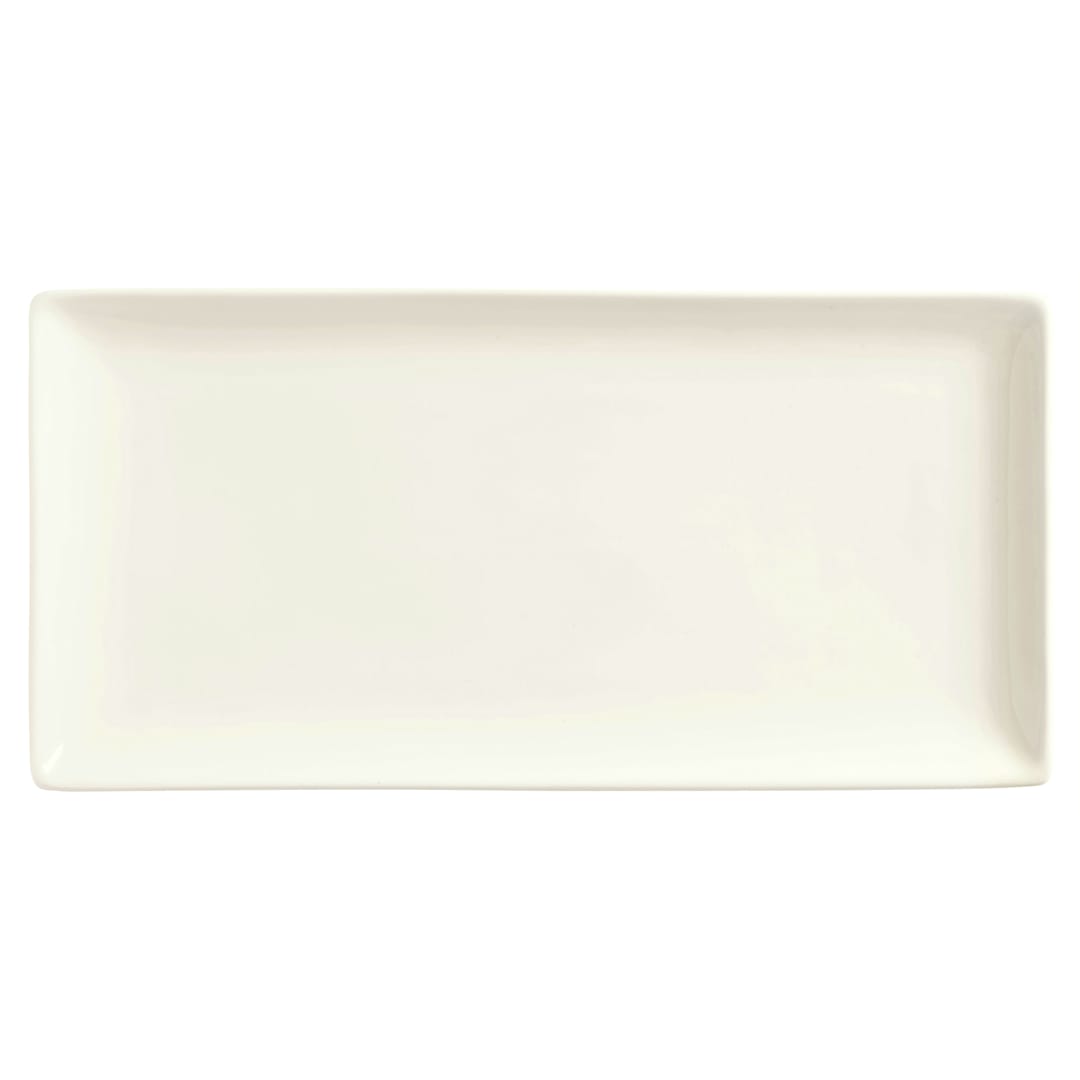 Libbey - Formerly World® Tableware SL-22C Slate White 16-1/4" Coupe Tray