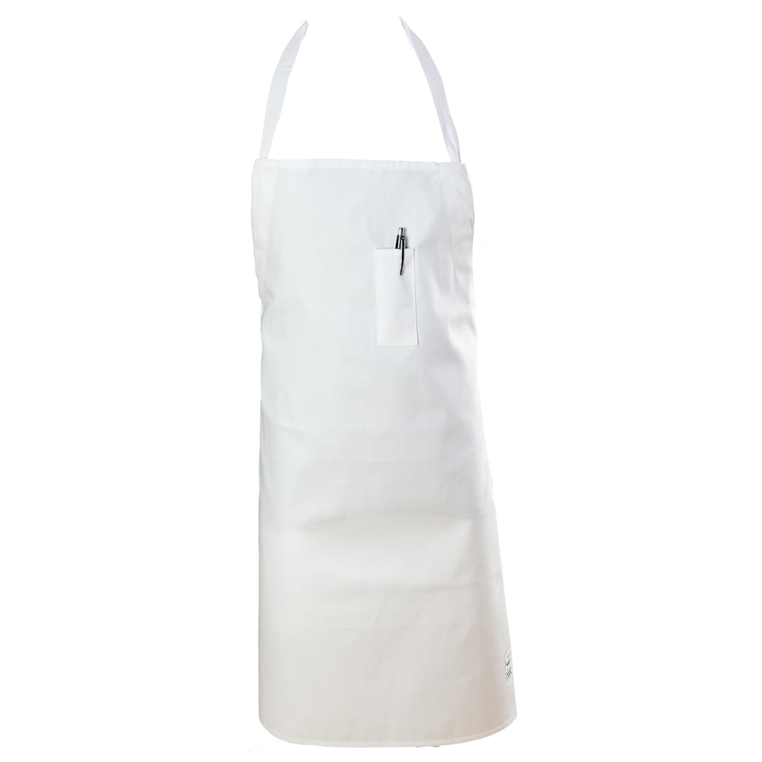 Chef Revival 411BA-WH White Self Adjusting Bib Apron