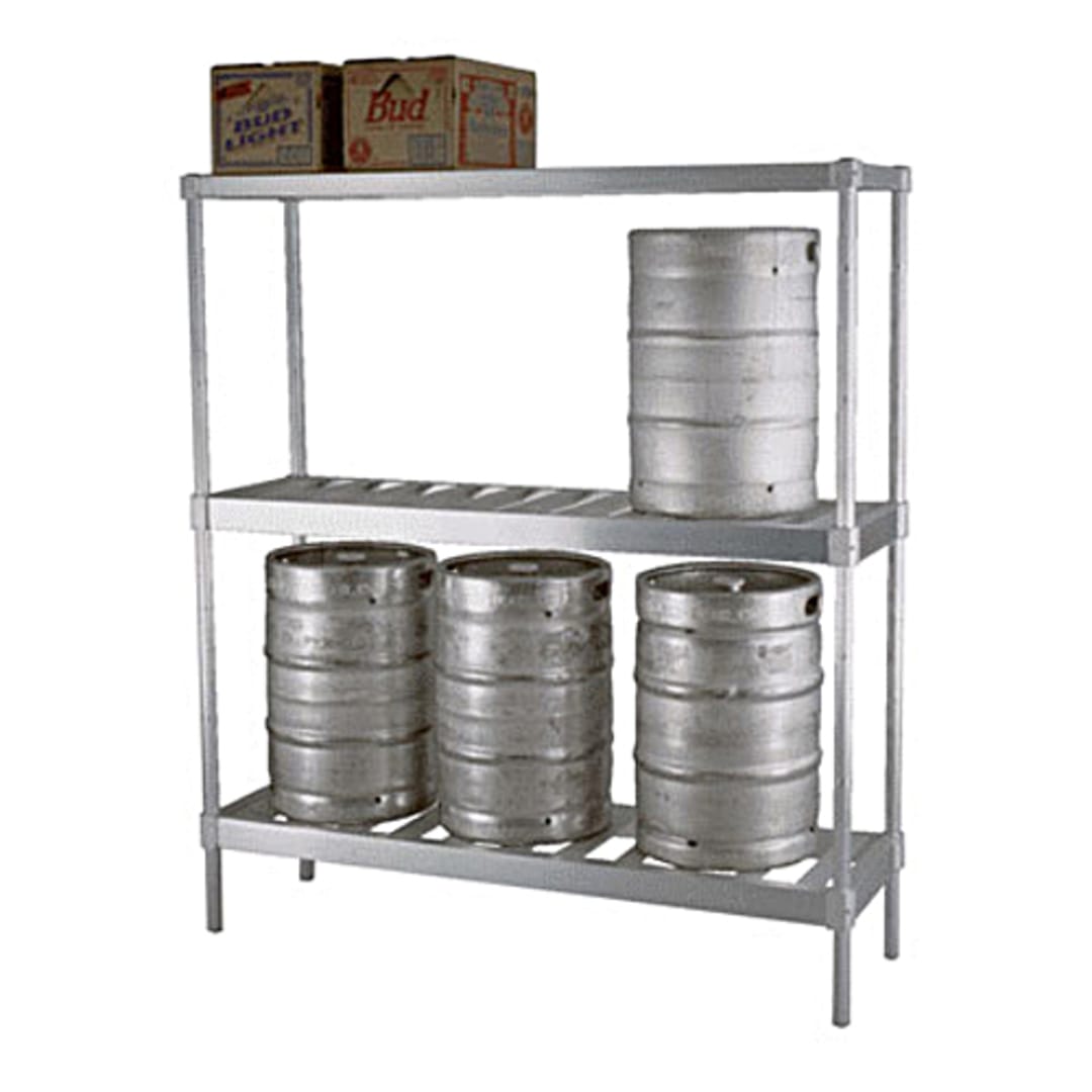 New Age 31842TT7 4 Keg Capacity Beer Keg Rack