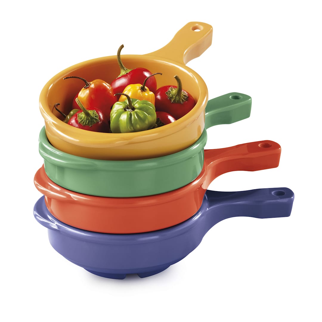G.E.T. HSB-110-MIX Mardi Gras 10 Oz. Soup Bowl