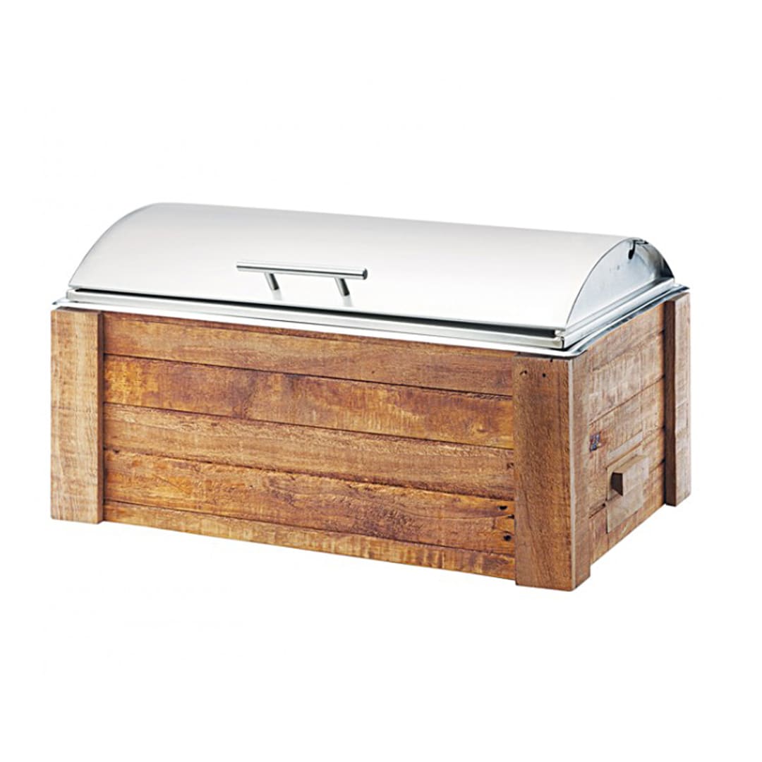 Cal-Mil 3429-99 Madera 22 x 14.25 x 12 Reclaimed Wood Chafer