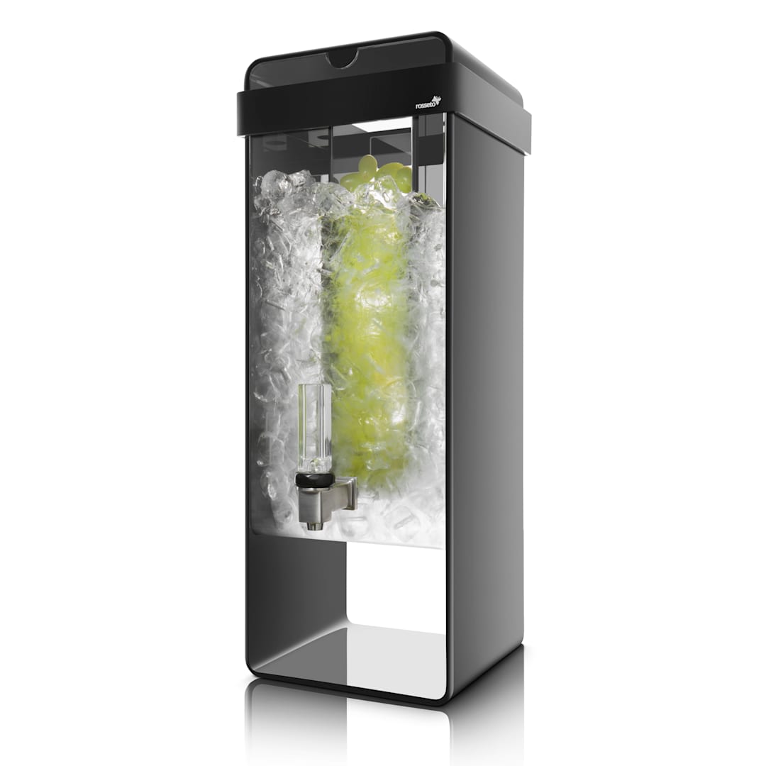 Rosseto LD154 Black 3 Gallon Infusion Beverage Dispenser