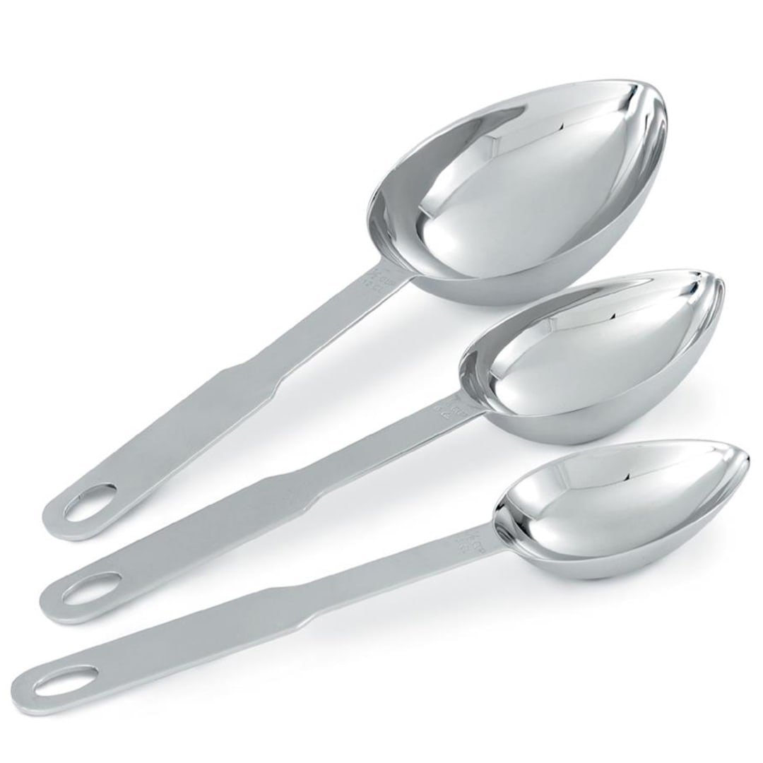 Vollrath 47054 S/S Oval Measure Scoop Set