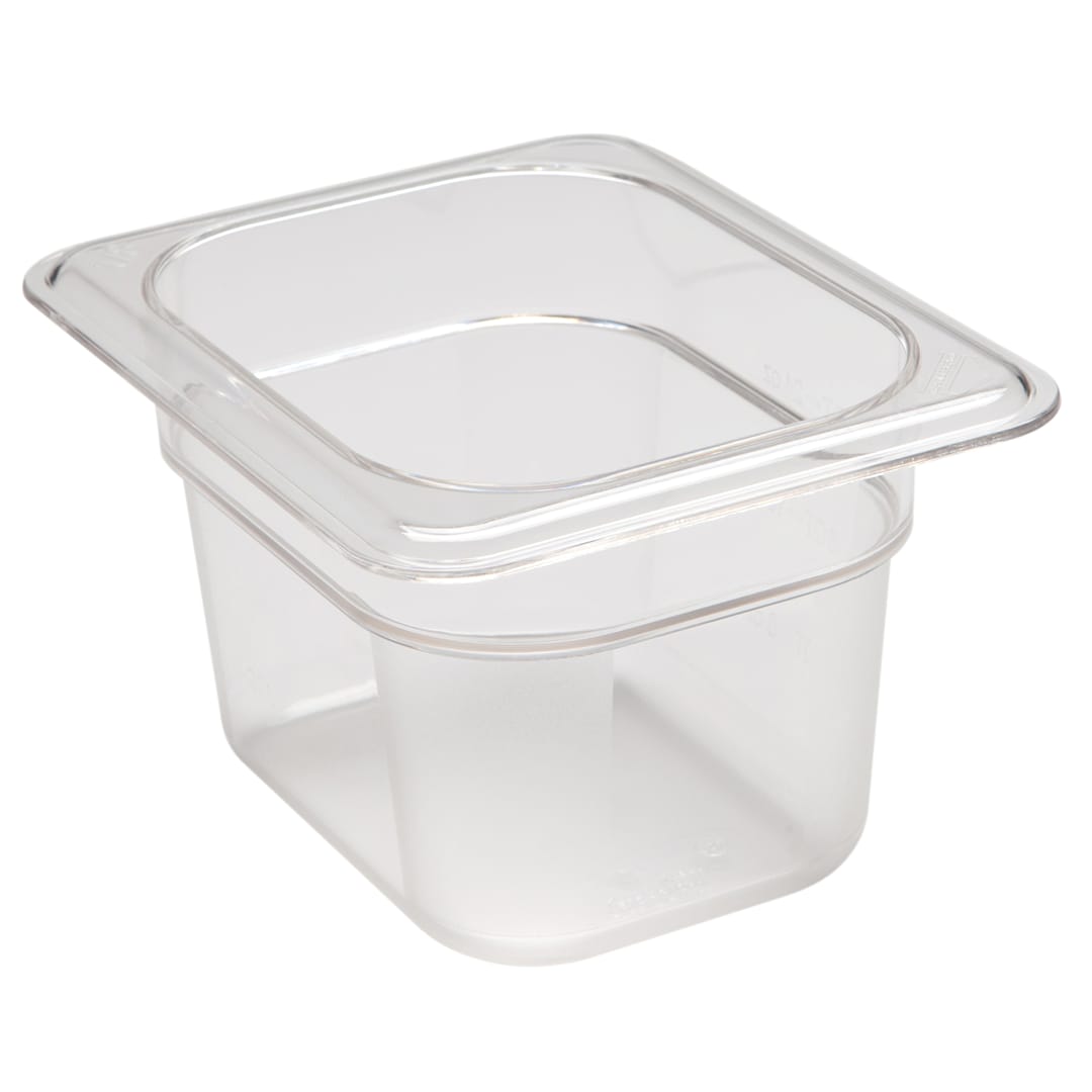 Cambro 84CW135 Camwear Translucent 1/8 Size x 4" D Food Pan