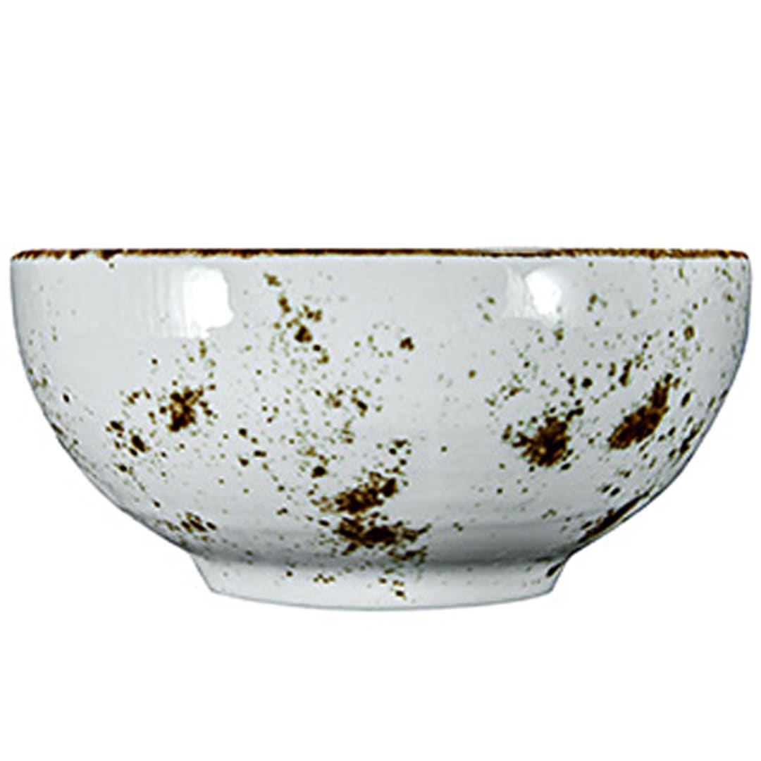 Vertex China LTW-B50 London 12 Ounce Terra White Coupe Bowl