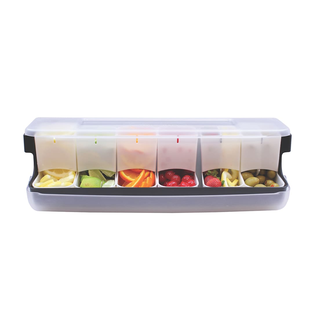TableCraft BCD6000 3.75 Quart First In First Out Garnish Center