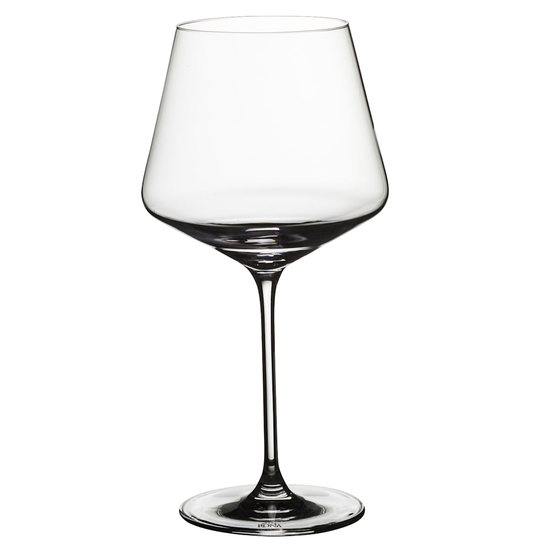 Rona 4818R373 Edge 24.75 Ounce Burgundy Glass