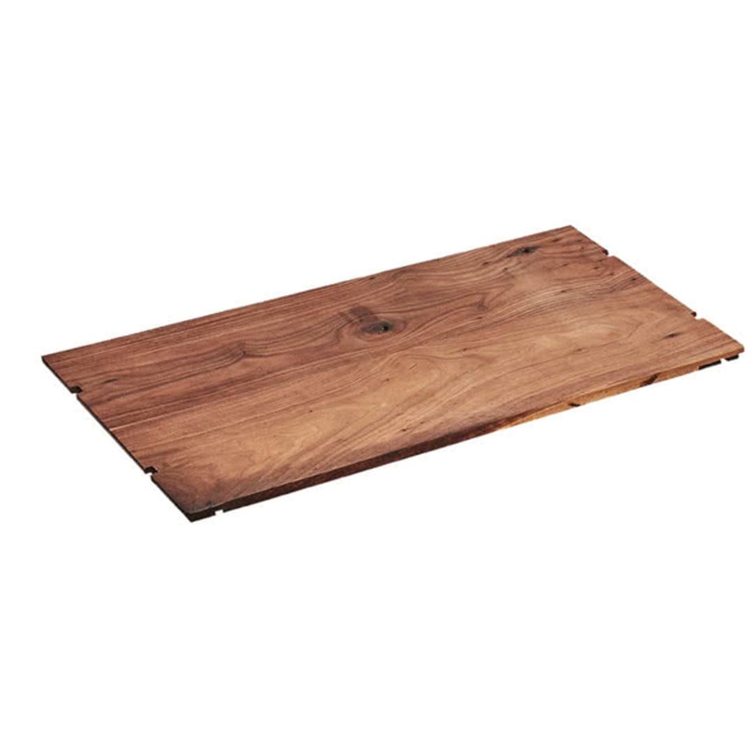 Cal-Mil 1435-1224-78 Mid-Century 24 x 12" Walnut Shelf