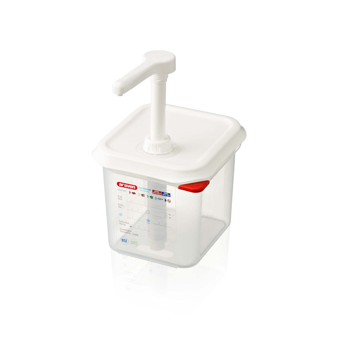 Araven Equipment 1367 Vertical 2.7 Quart Sauce Dispenser