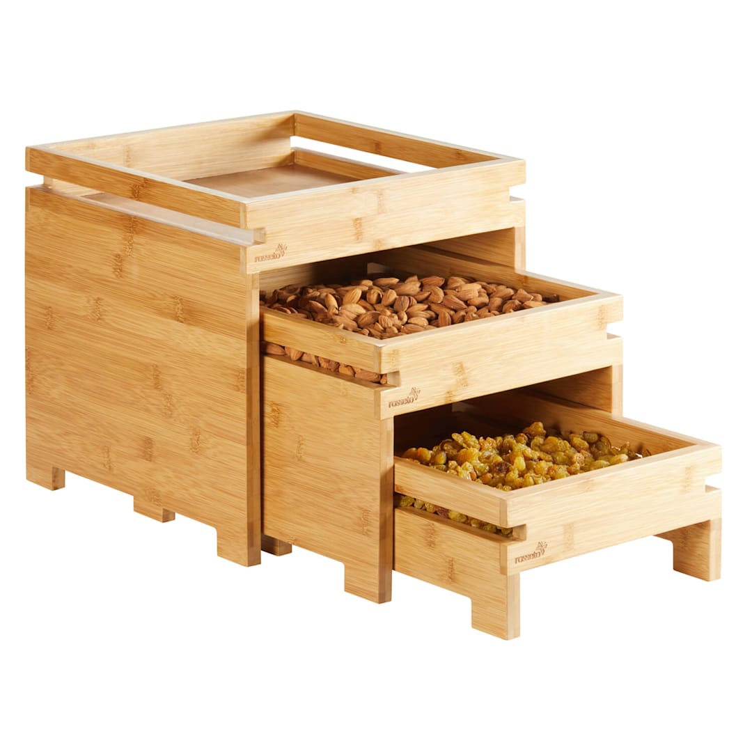 Rosseto BD131 Natura™ Nesting Bamboo Box Stands