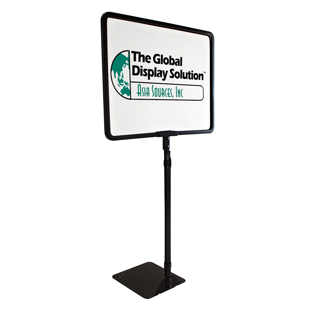 Asia Sources SF-A-118.5 Adjustable Shovel Base Metal Sign Frame