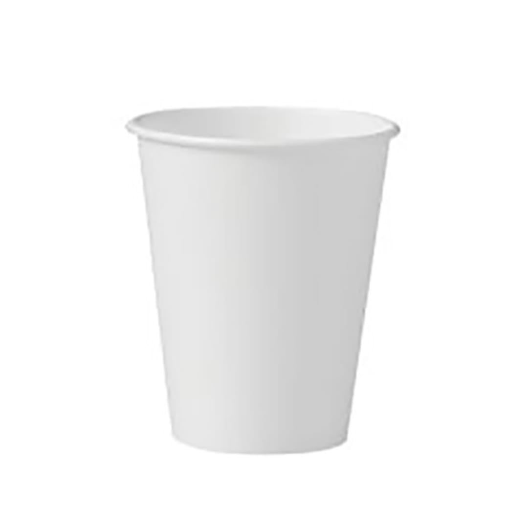 Solo 378W-2050 White 8 Ounce Paper Hot Cup - 1000 / CS