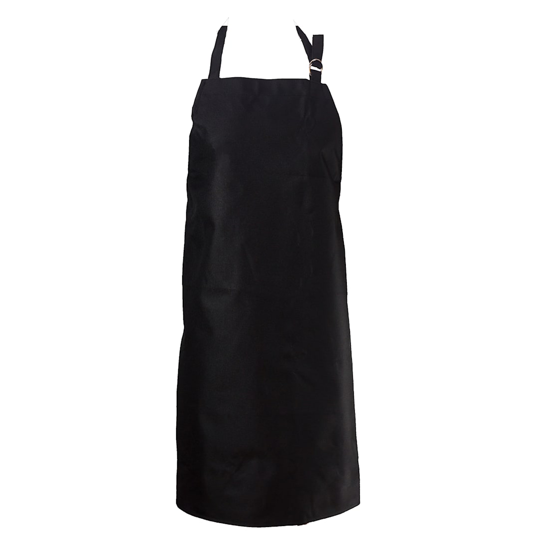 Chef Revival 601MAJ-BK Black Vinyl-Backed Waterproof Bib Apron