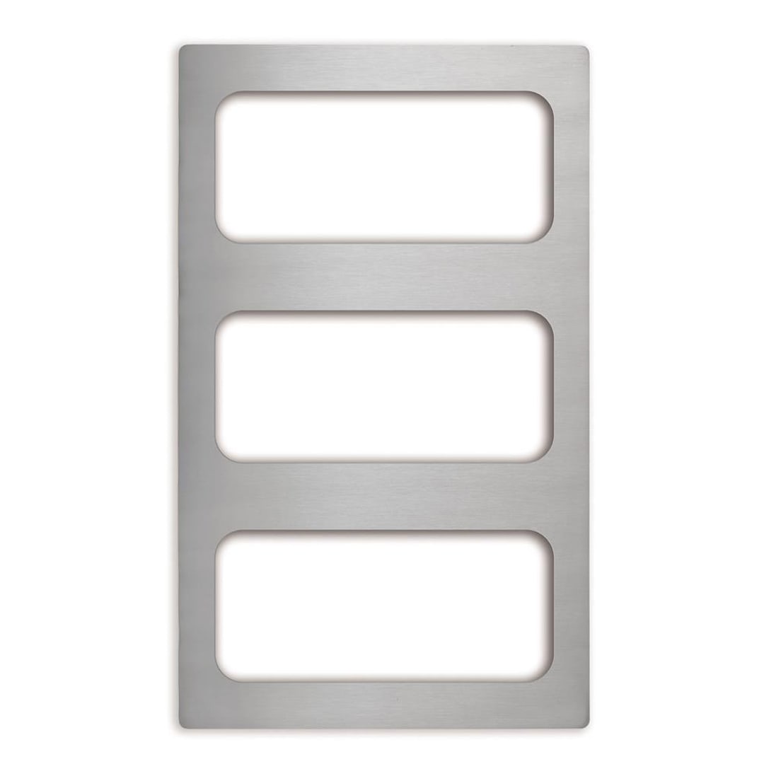Vollrath 8244214 Miramar® S/S Three Cutout Pan Adapter Plate