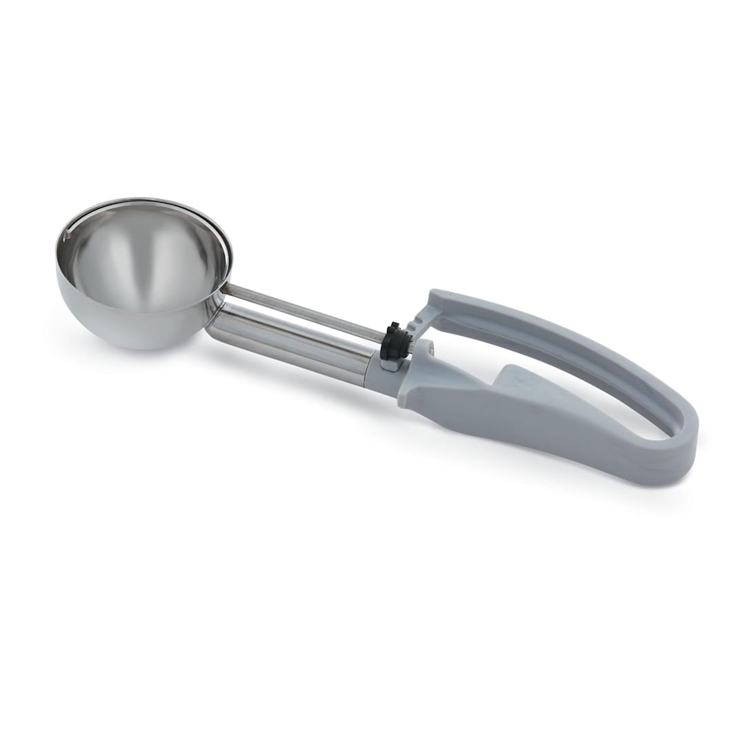 Vollrath 47371 S/S 3.7 Oz / #8 Squeeze Disher w/ Grey Extended Handle