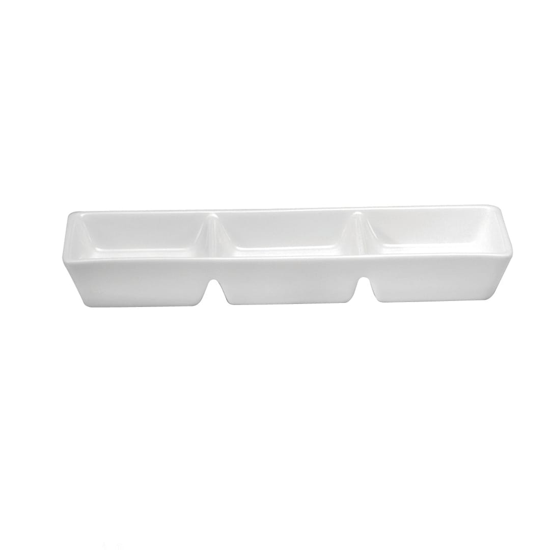 1880 Hospitality R4020000945 Fusion 7.25 x 2.4 3-Compartment Dish
