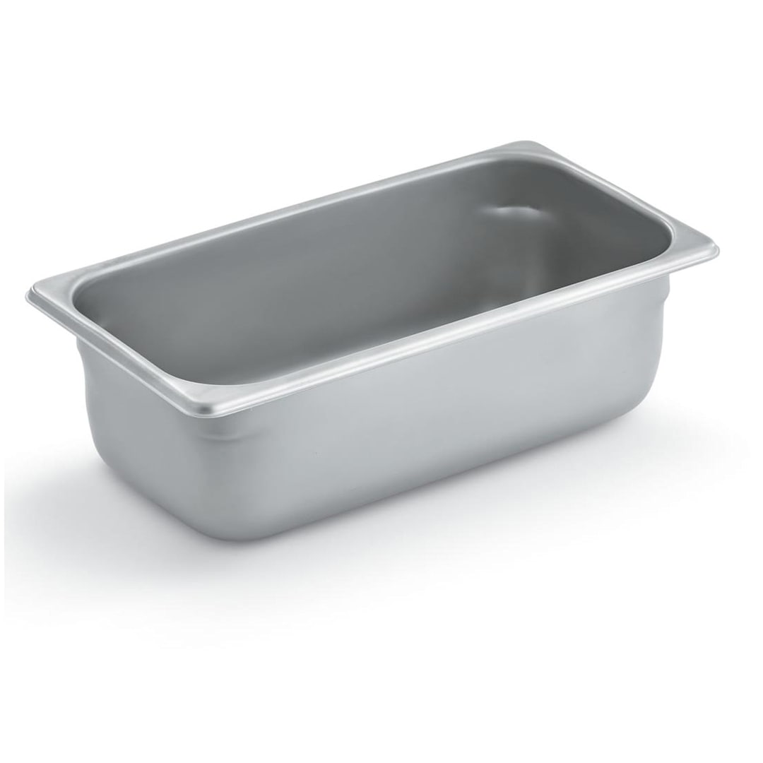 Vollrath S12064 Flat Corner 1/3 Size x 4"D Food Pan