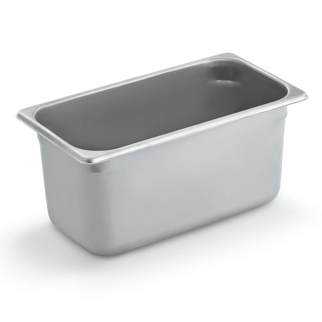 Vollrath S12066 Flat Corner 1/3 Size x 6"D Food Pan