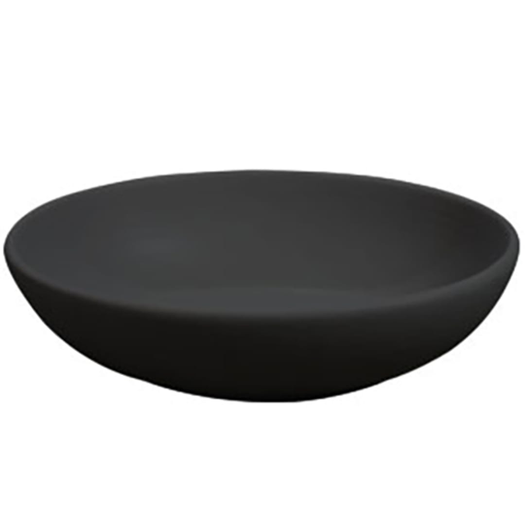 Vertex® E-B14-O Elements Onyx 65 Oz. Oval Bowl