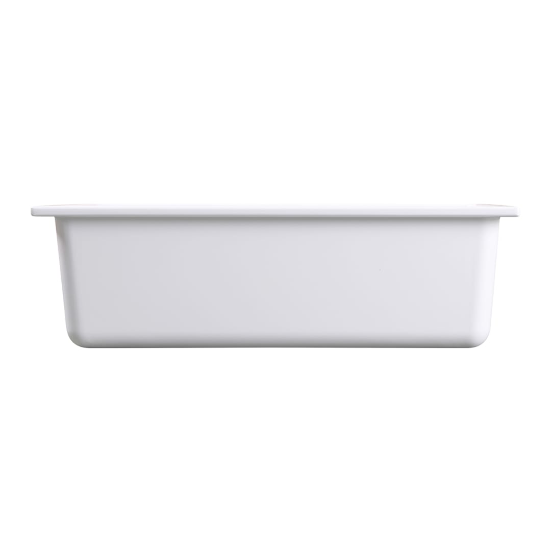 EGS B13125-W Modern American 1/3 Size x 3.75"D White Food Pan